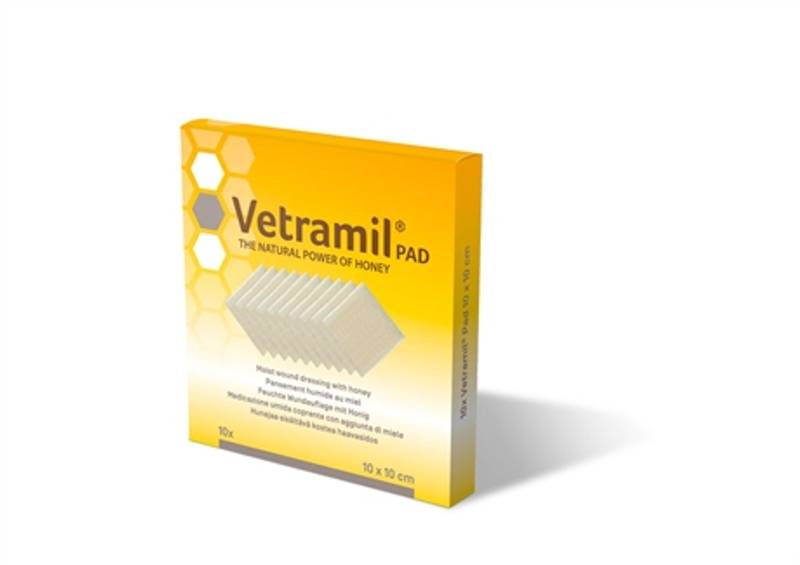 Vetramil sterile kompresser 10x10cm 10stk 